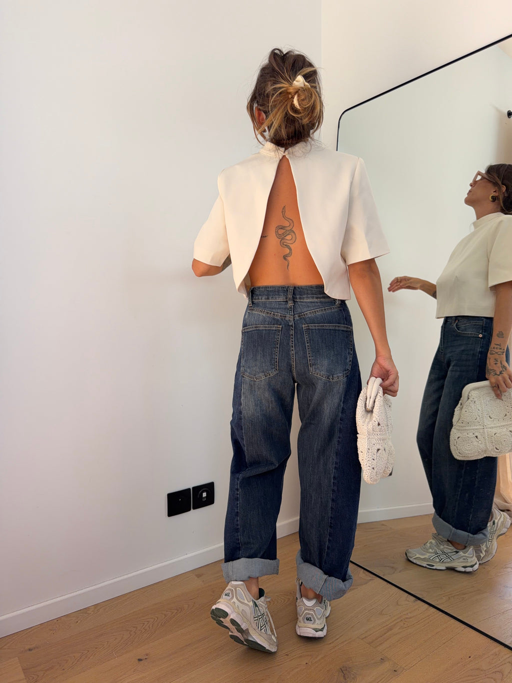 Jeans ballon 2 bleu