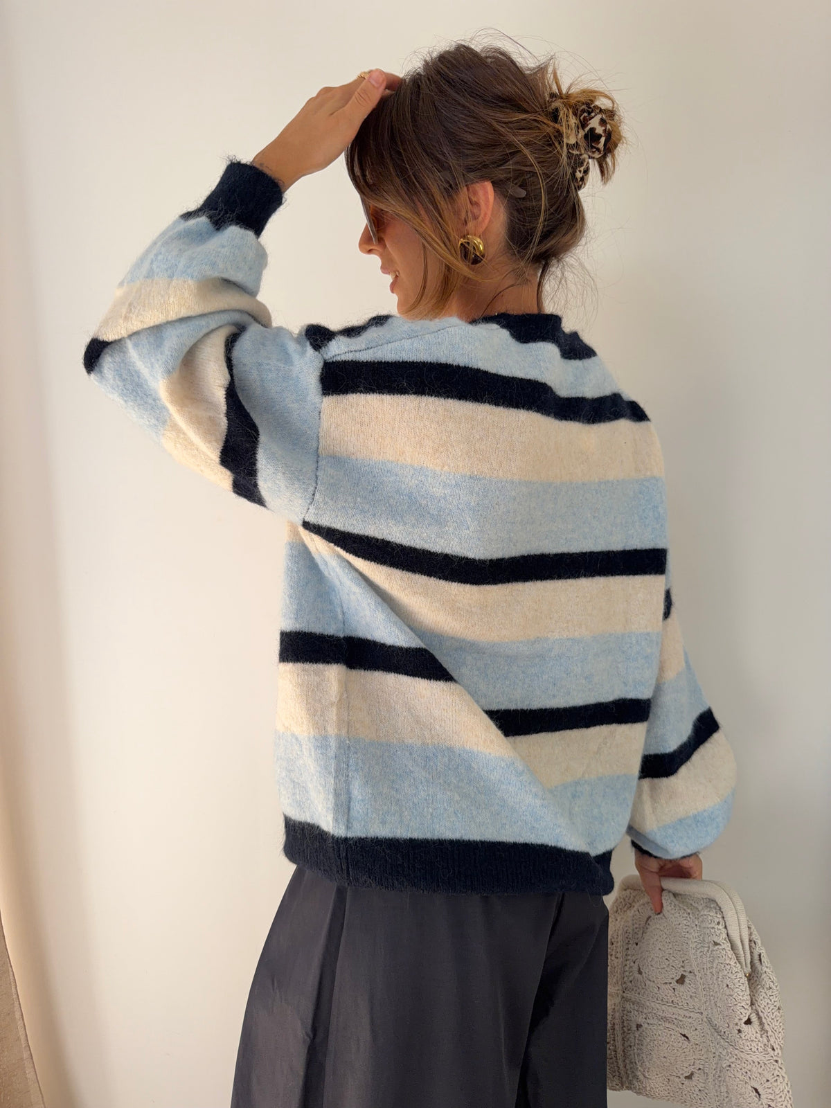 Pull Palma - rayé bleu