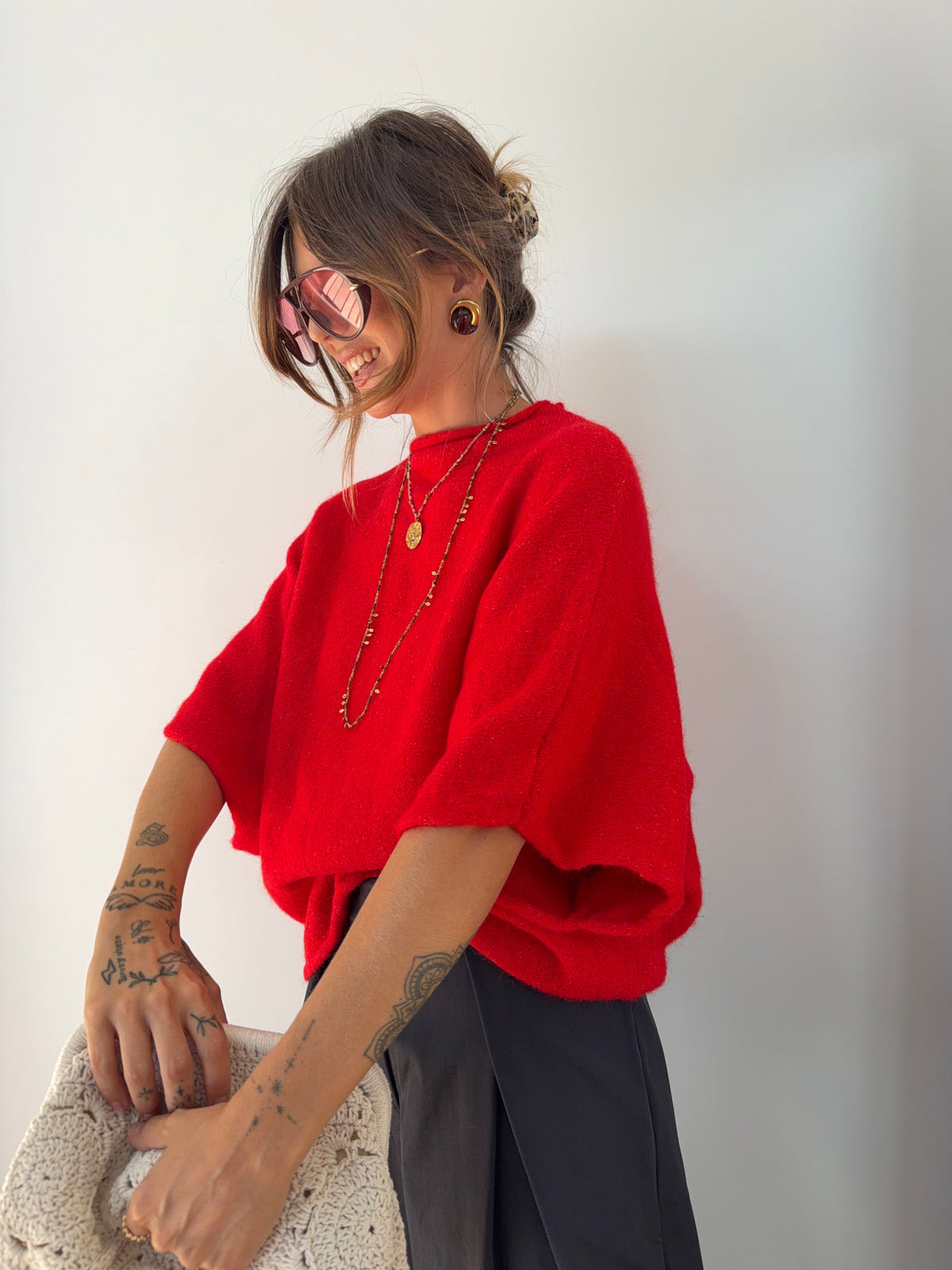 Pull Paris - rouge